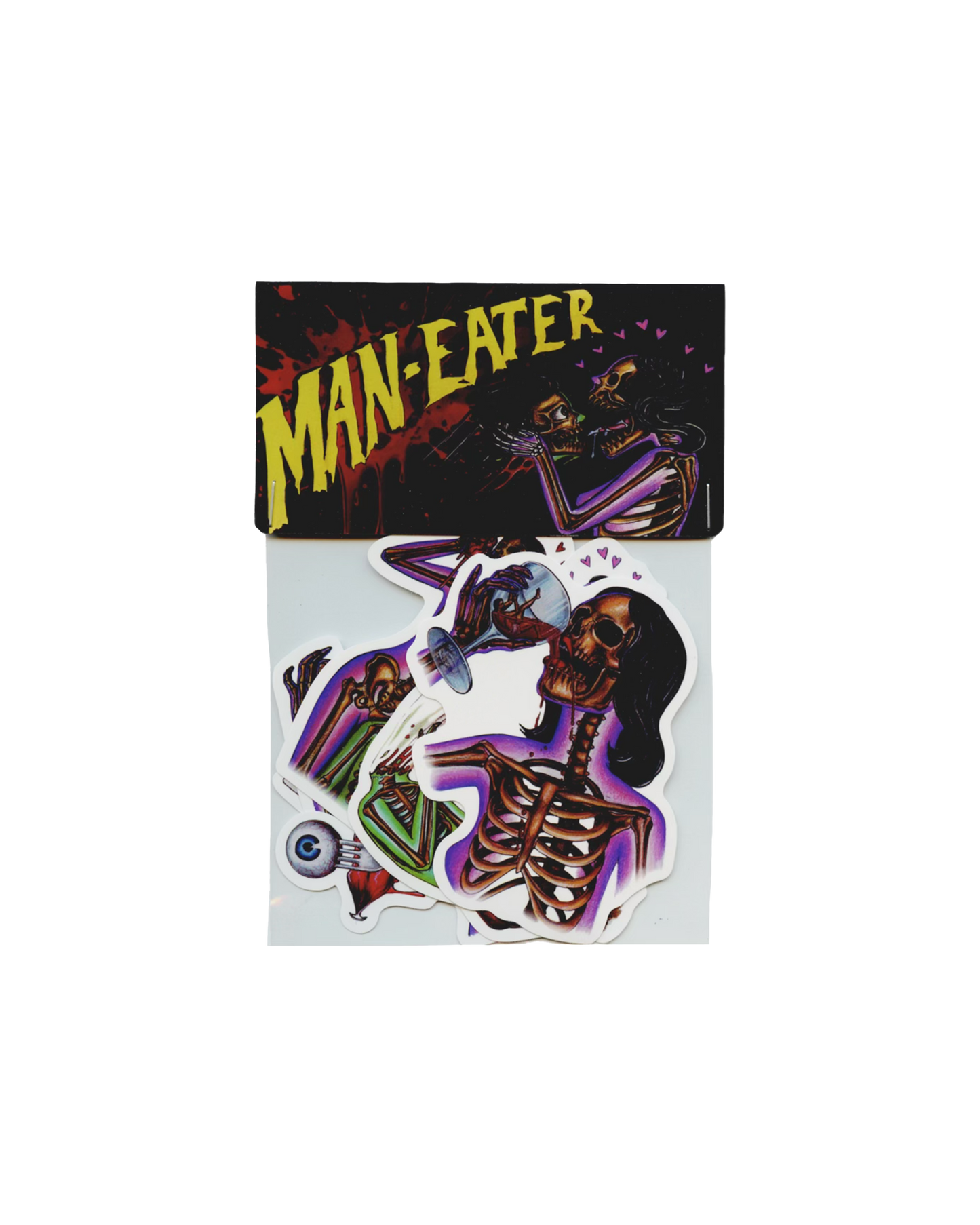 MAN EATER STICKER PACK