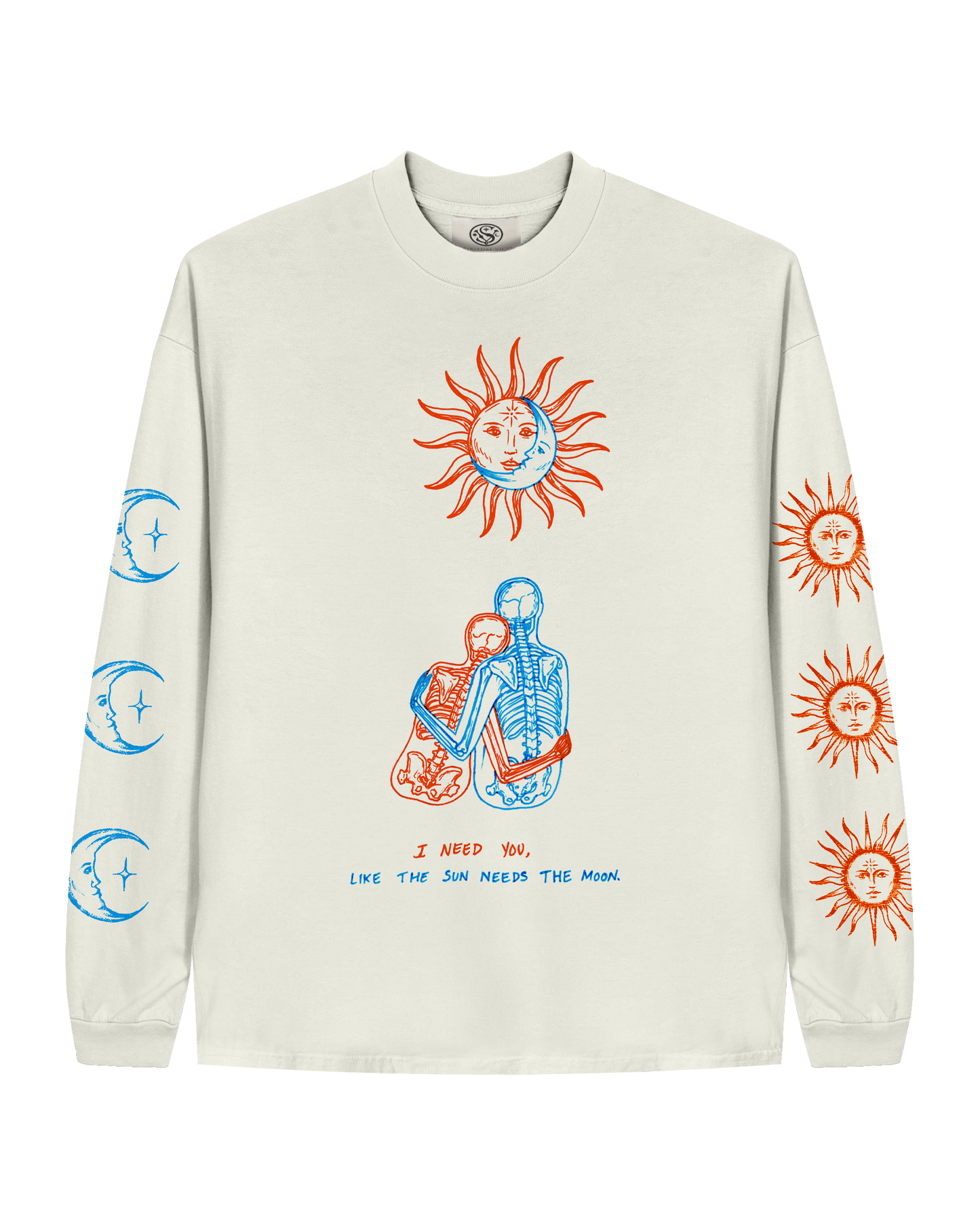 I NEED YOU LONG SLEEVE - OFF WHITE