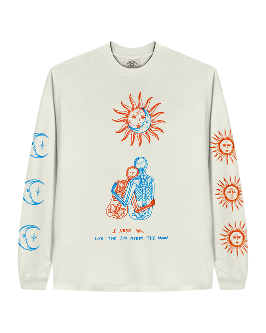 I NEED YOU LONG SLEEVE - OFF WHITE