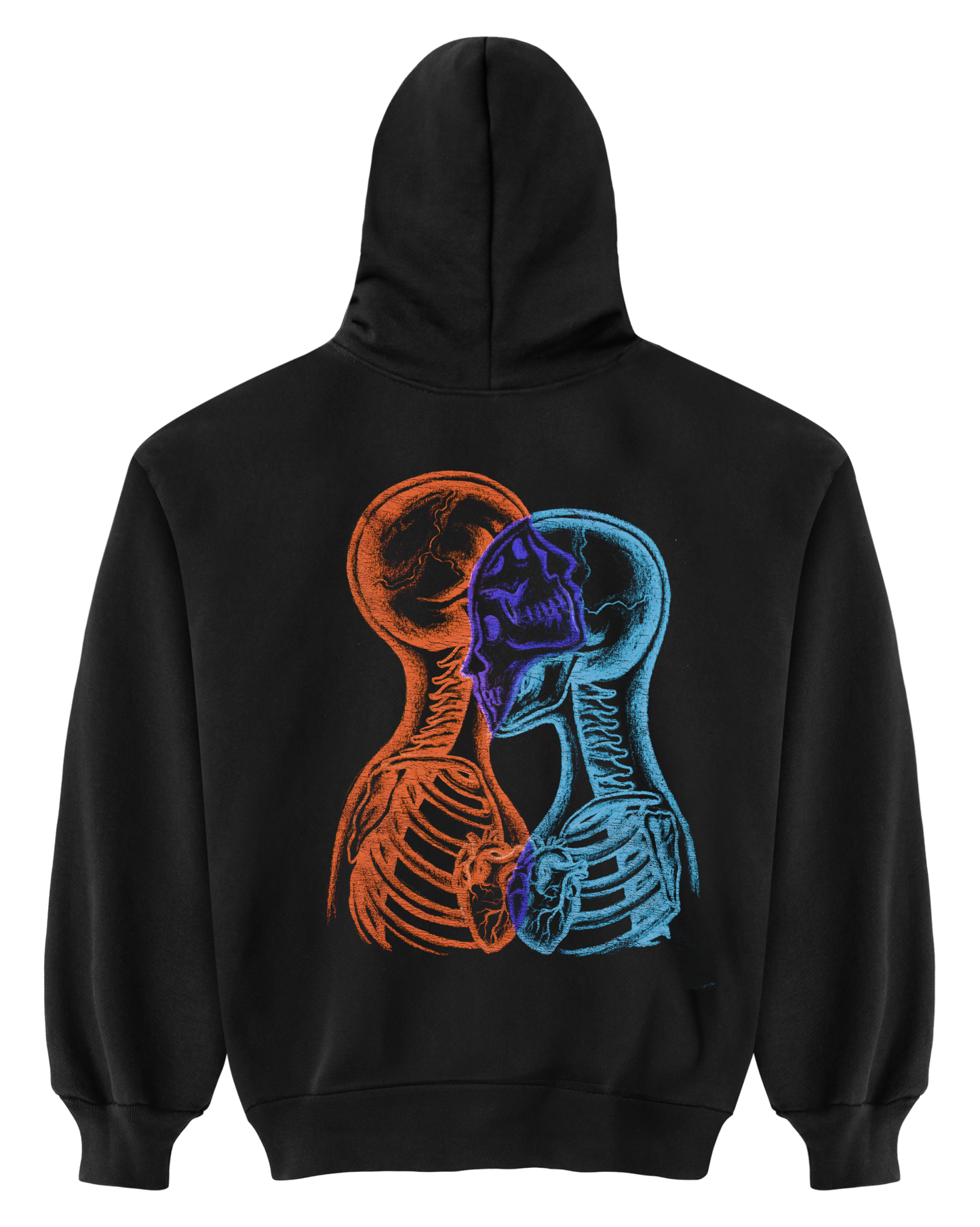 TRUE LOVERS HOODIE - BLACK