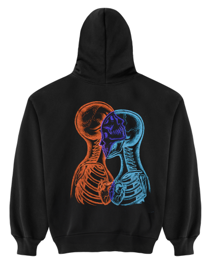 TRUE LOVERS HOODIE - BLACK