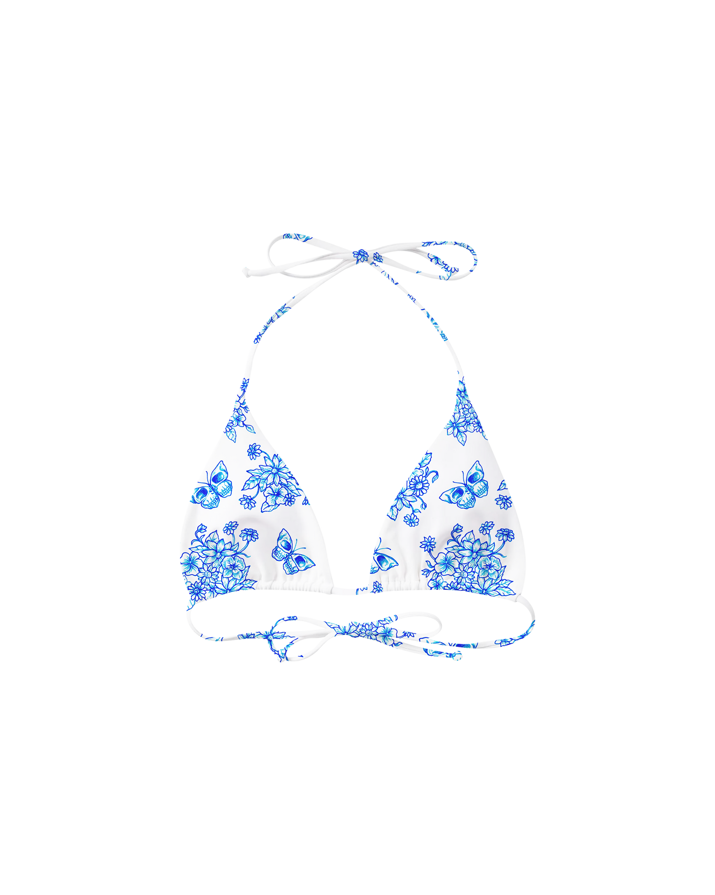 Butterfly Bikini Top - Blue
